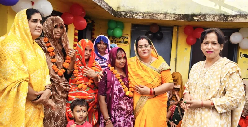 मैहर 284 आंगनवाड़ी केंद्रों में आंगन मिलन सेवा कार्यक्रम आयोजित