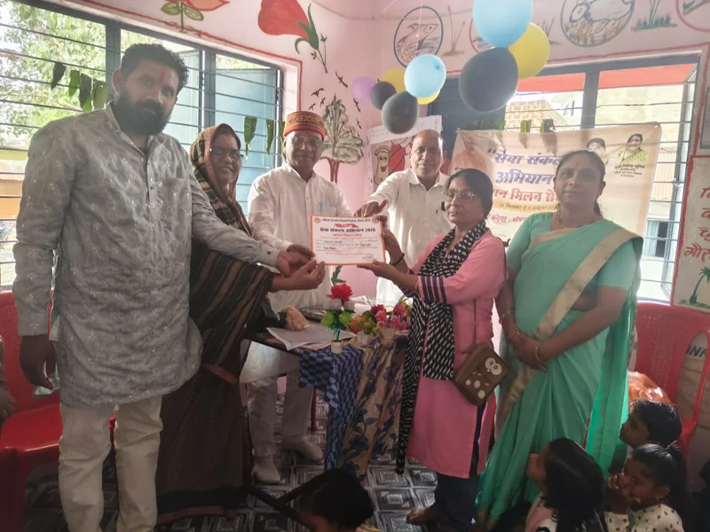जिले की 225 आंगनवाड़ियों में आंगनवाड़ी मिलन कार्यक्रम सम्पन्न